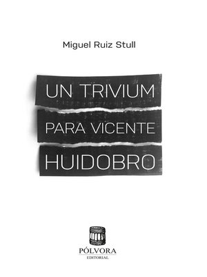 cover image of Un trivium para Vicente Huidobro